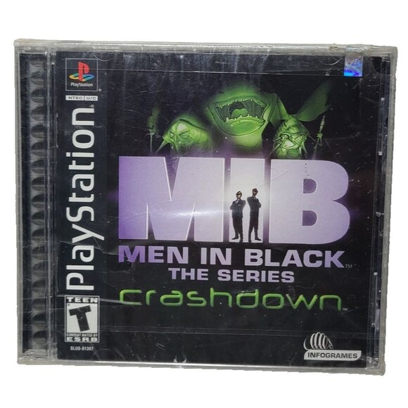 Men in Black - The Series : Crashdown (Sony PlayStation 1  New Men in Black the Series Crashdown (Sony PlayStation 1 PS1, 2001) Sealed NIB